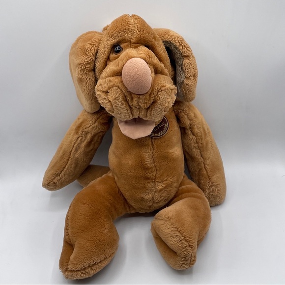 Heritage Collection Toys Vintage Wrinkles Dog Puppet Plush Puppy